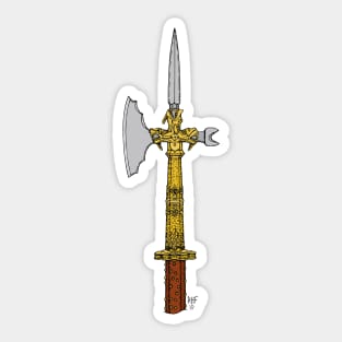 Poleaxe of Edward IV Sticker